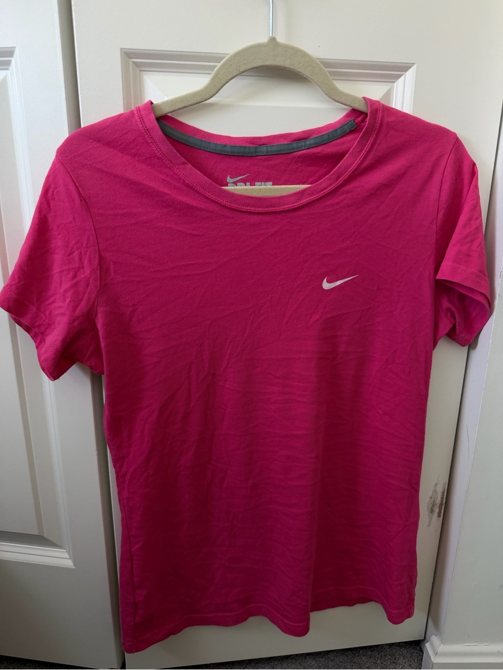 Nike Women's Pink Dri-FIT Short Sleeve Tee